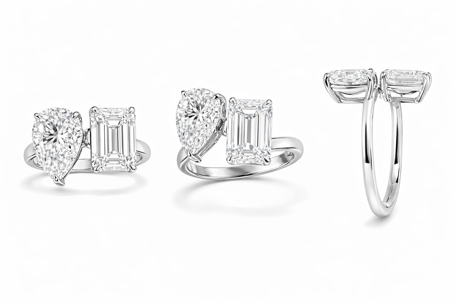 Two-Stone Lab Grown Diamond Ring