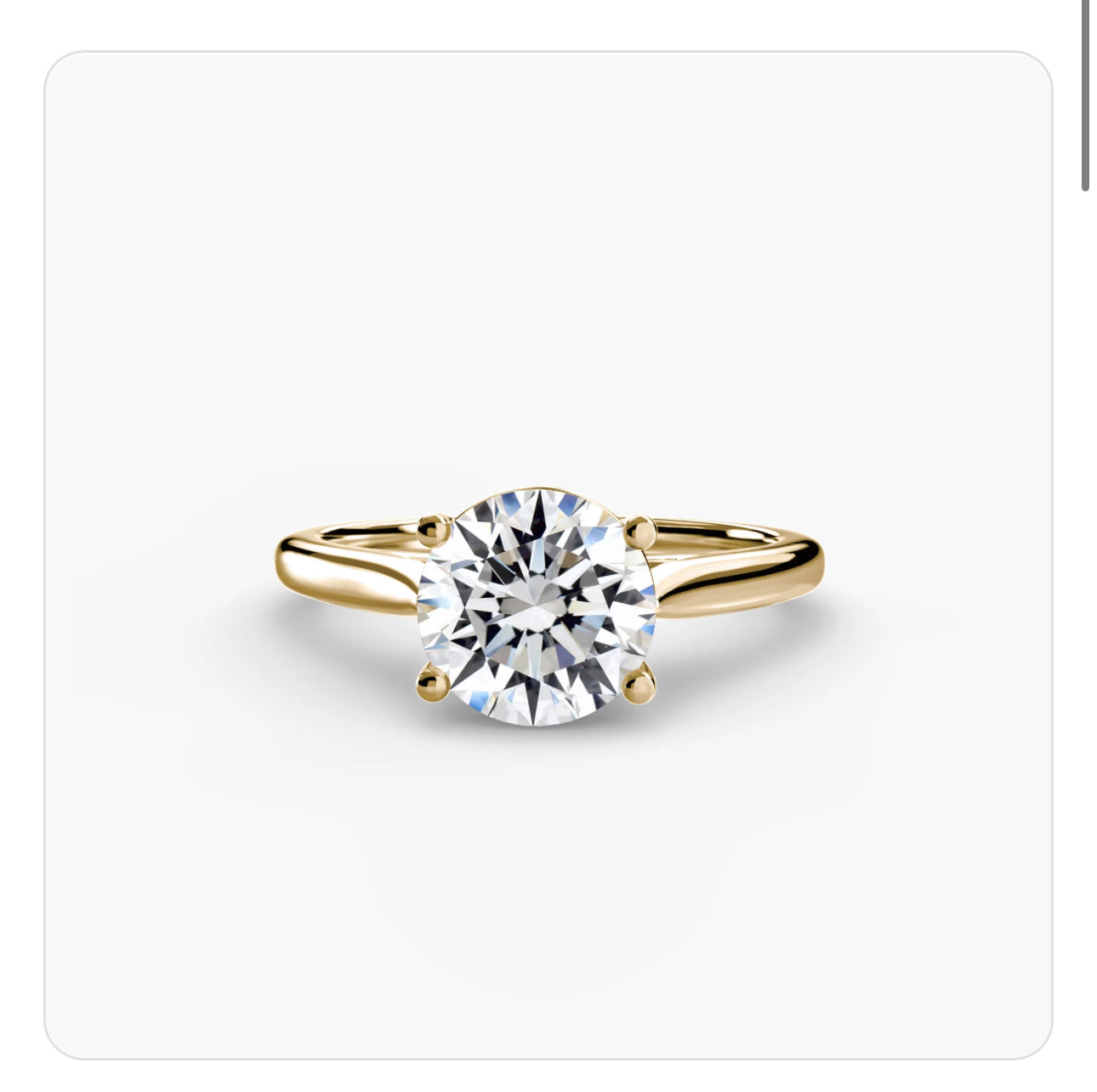 The Camila Ring - Round Cut